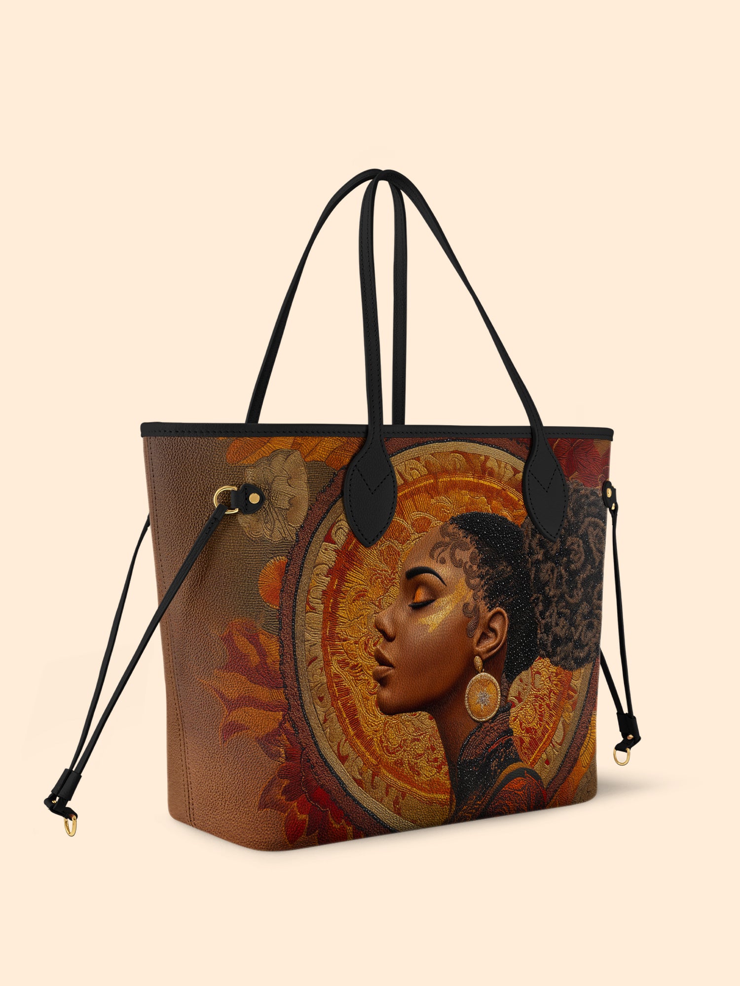 Mocha Sage Classic Shopper Tote QR0XD012