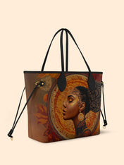 Mocha Sage Classic Shopper Tote QR0XD012