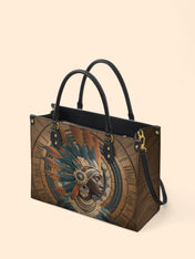 Sacred Grain Premium Leather Handbag QR0TD376
