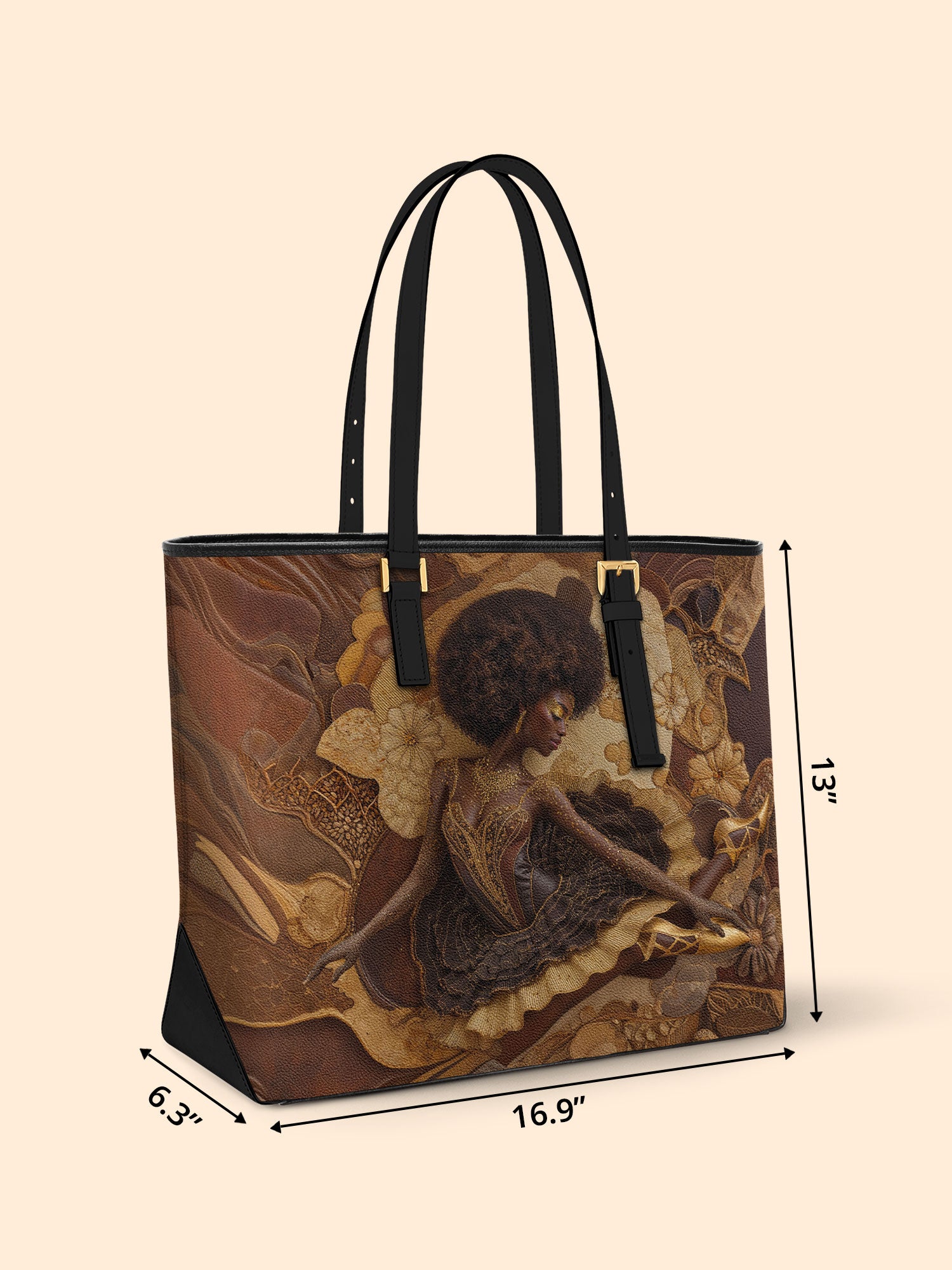 Ember Grace Sleek Leather Tote QR0TD010