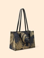 Ebony Majesty Premium Leather Handbag QR0TD121