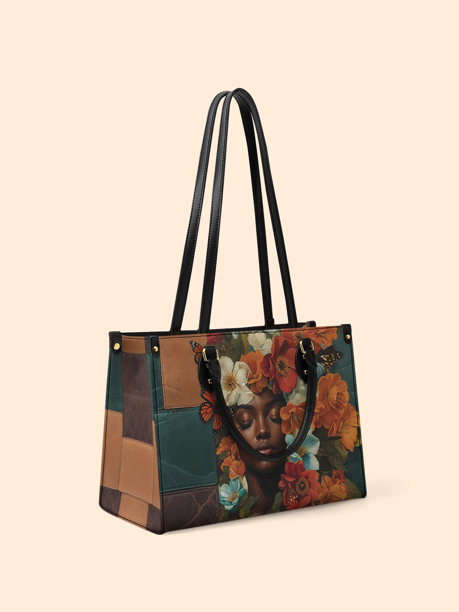 Storm Whisper Premium Leather Handbag QR0XD238