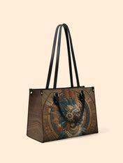 Sacred Grain Premium Leather Handbag QR0TD376