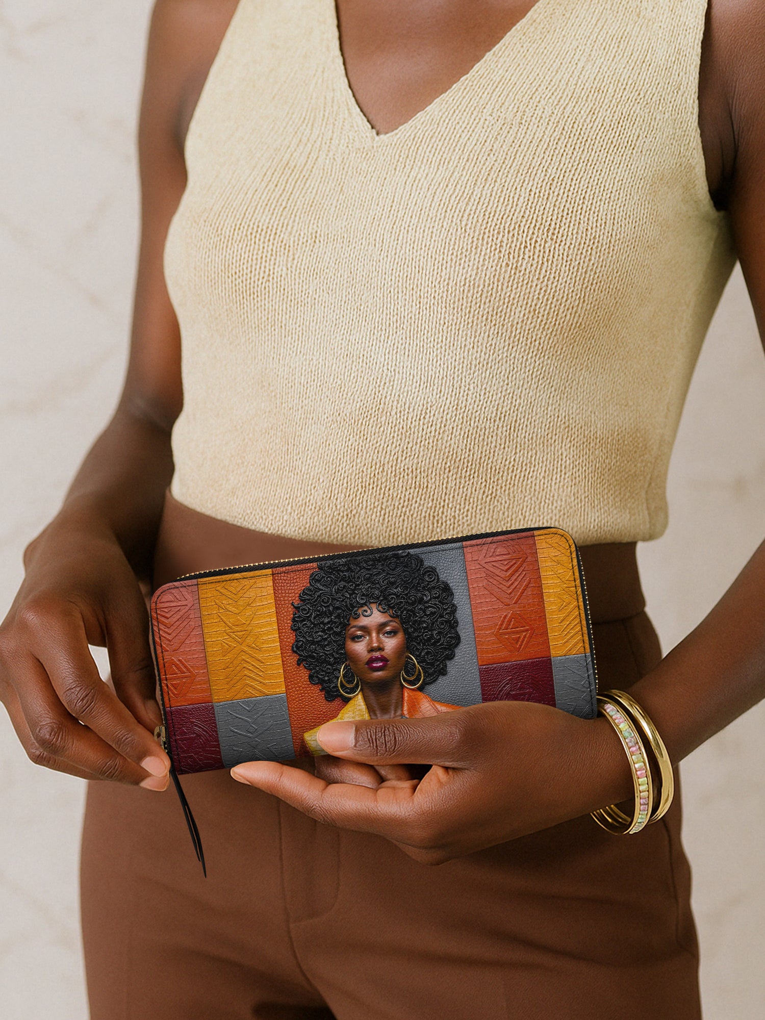 Coded Skin Slimline Zippy Wallet QR0XD022