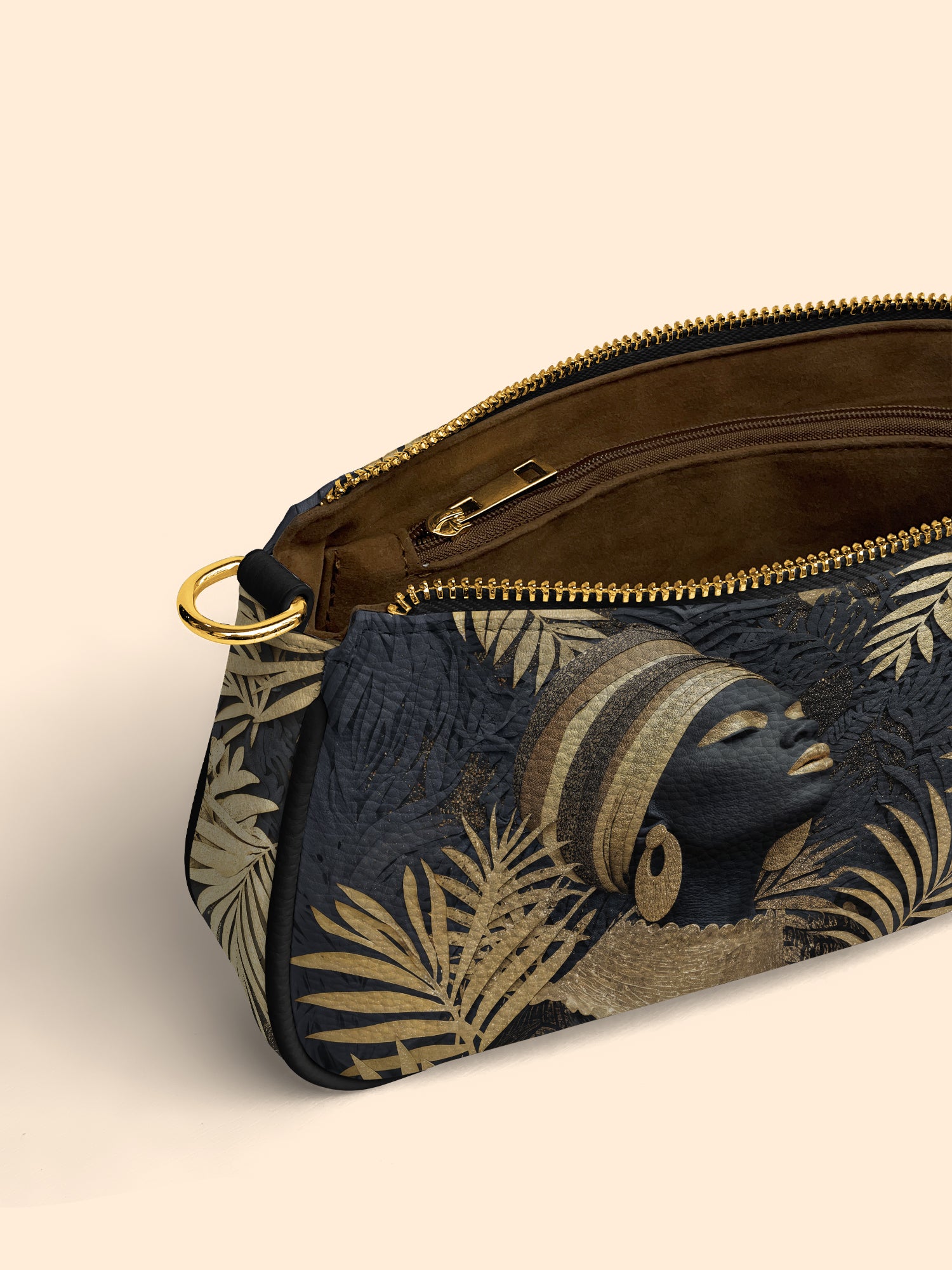 Ebony Majesty Classic Zip Pochette QR0TD120