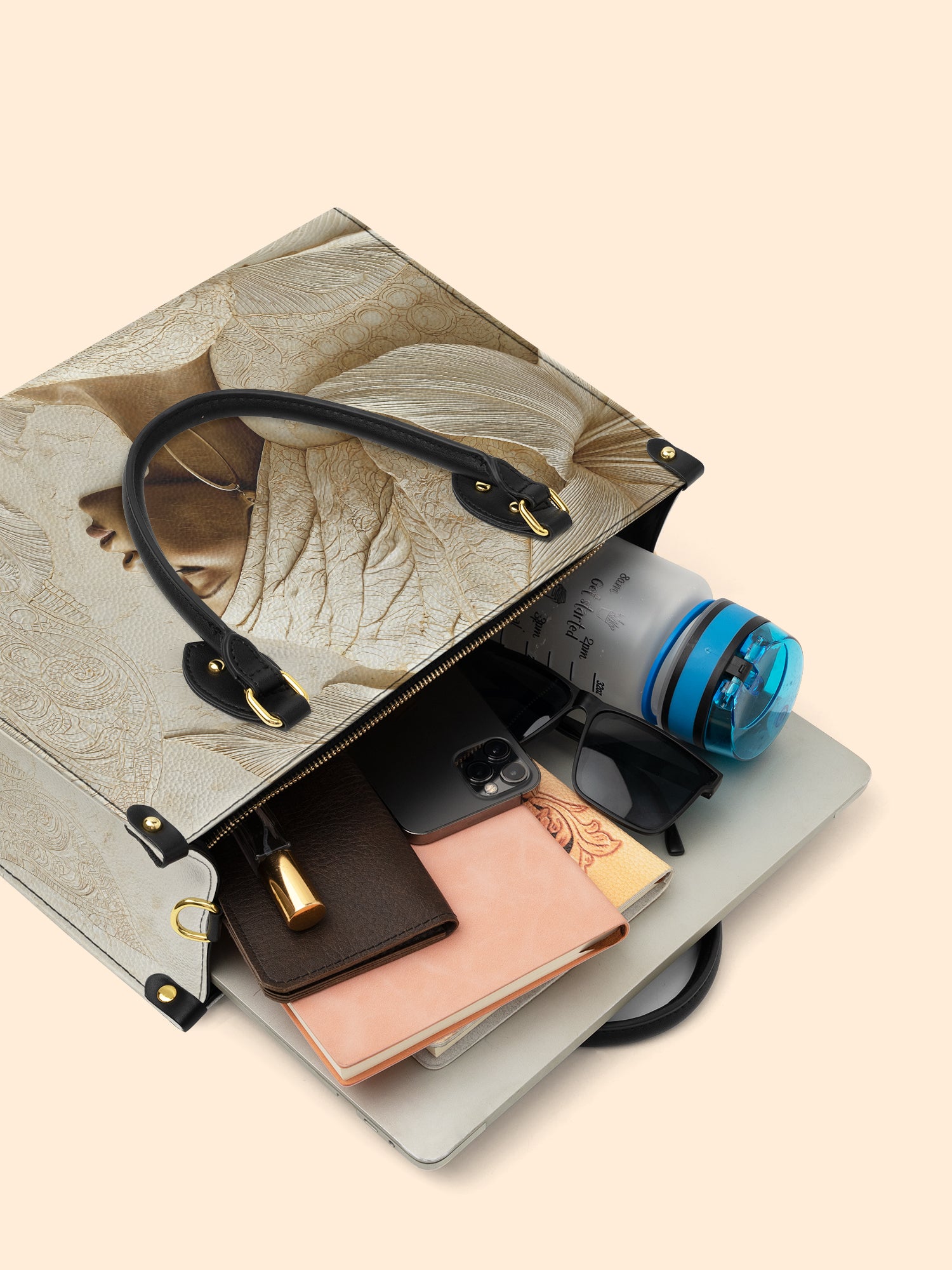 Blossom Goddess Premium Leather Handbag QR0TV070