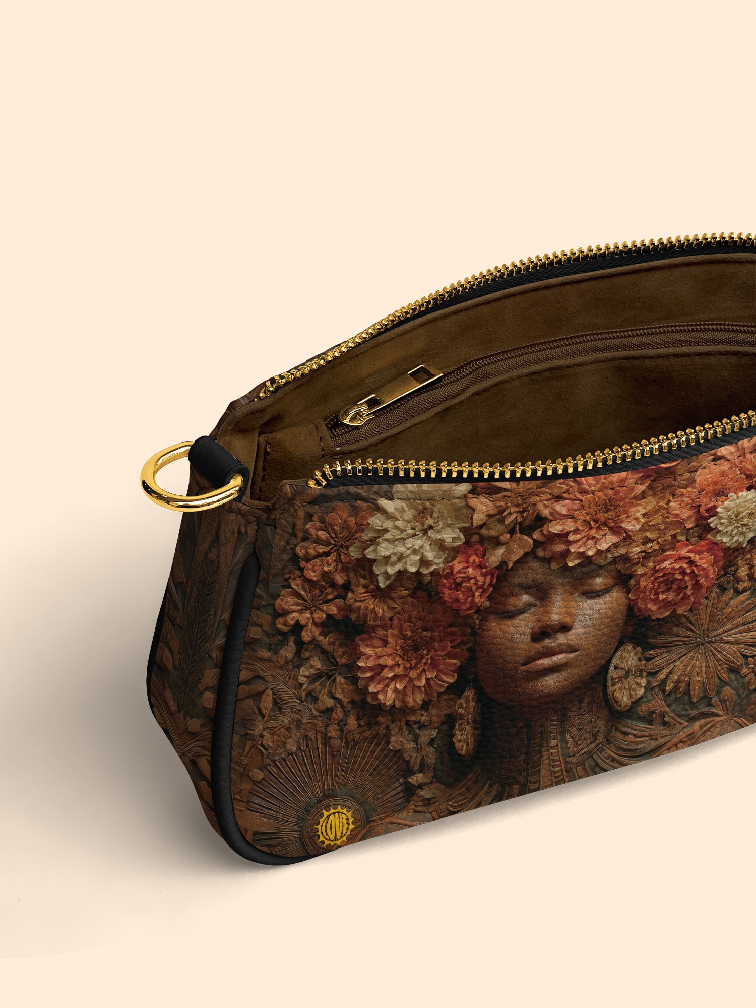 Afro Flora Classic Zip Pochette QR0TV041