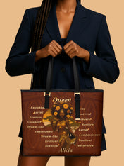 Dancing Queen Sleek Leather Tote