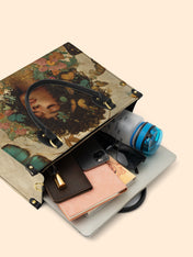 Floral Queen Premium Leather Handbag QR0HH108