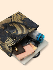 Ebony Majesty Premium Leather Handbag QR0TD121