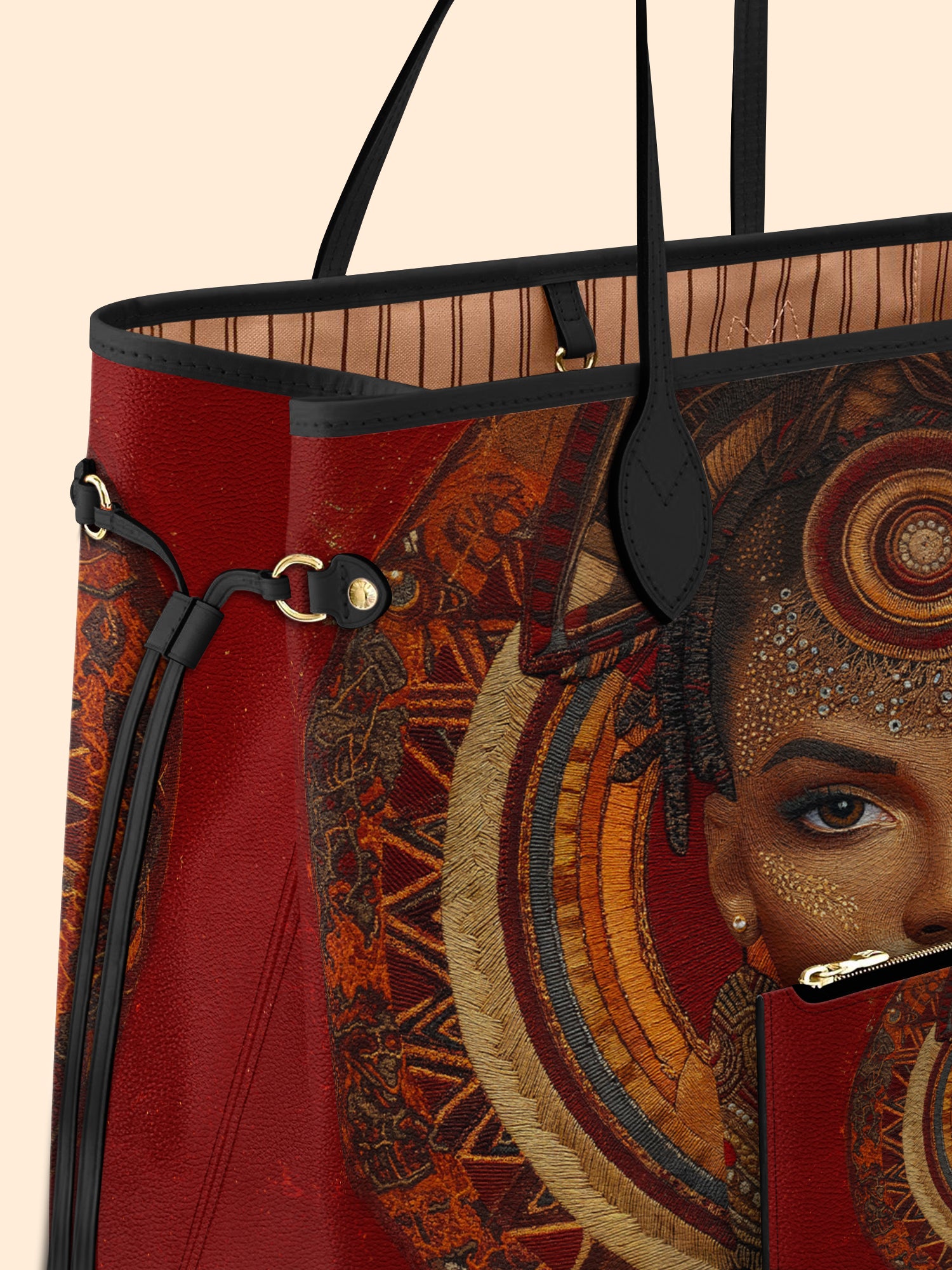 Ebony Aura Classic Shopper Tote QR0XD008