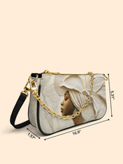 Ivory Blossom Classic Zip Pochette QR0TV068