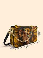 Golden Sunflower Classic Zip Pochette QR0TD380