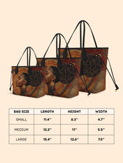 Mocha Sage Classic Shopper Tote QR0XD012