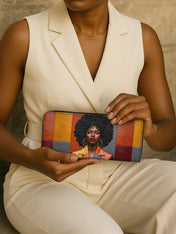 Coded Skin Slimline Zippy Wallet QR0XD022