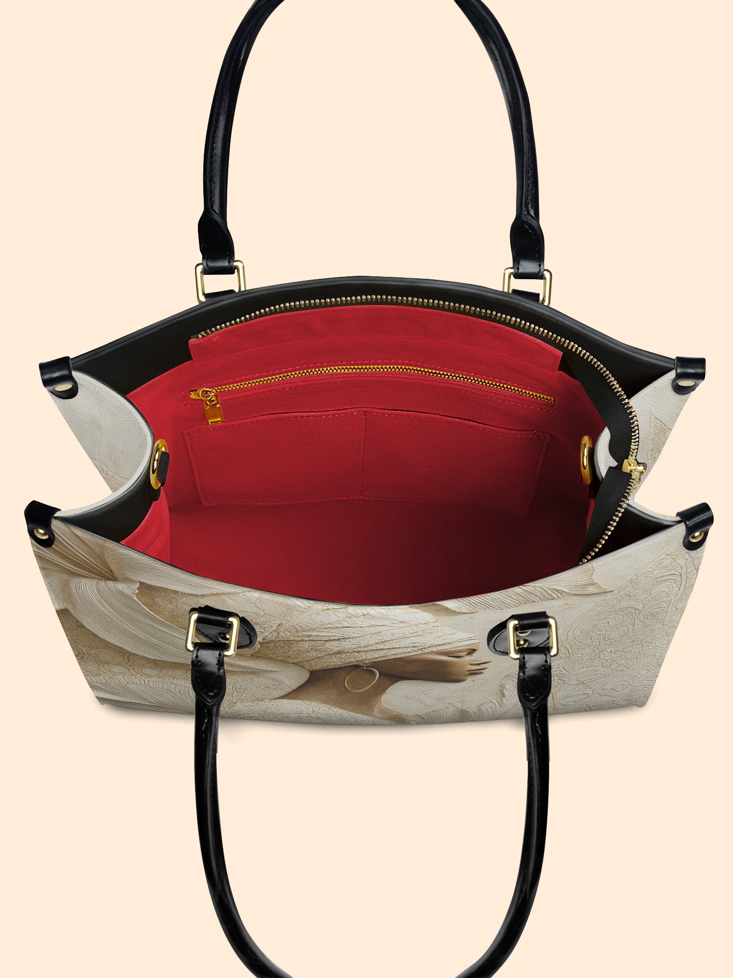 Blossom Goddess Premium Leather Handbag QR0TV070