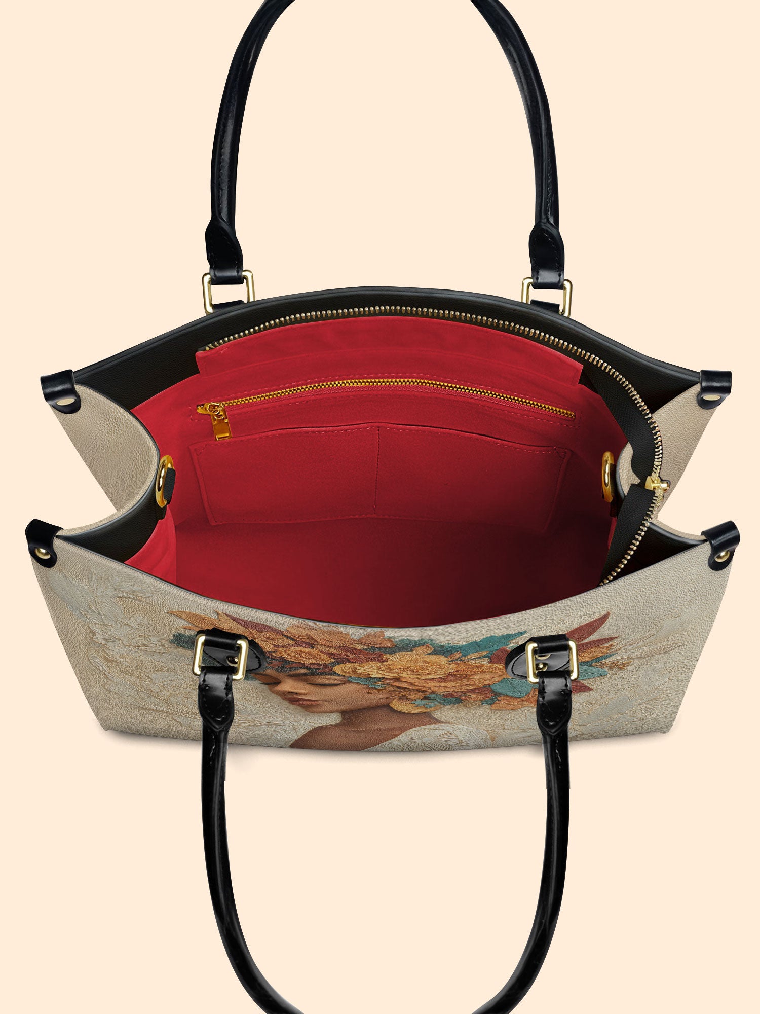 Autumn Radiance Premium Leather Handbag QR0HH074