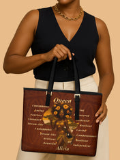 Dancing Queen Sleek Leather Tote