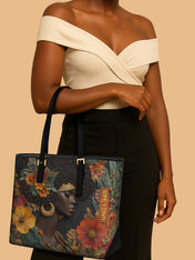 Ember Grace Sleek Leather Tote