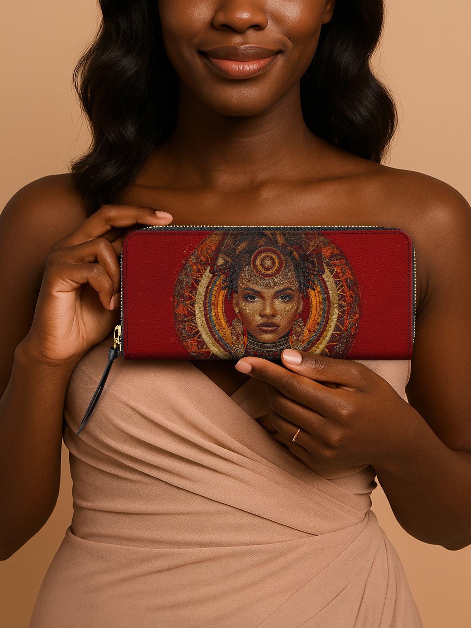 Ebony Aura Slimline Zippy Wallet QR0XD009