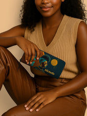 Unapologetically Black Slimline Zippy Wallet