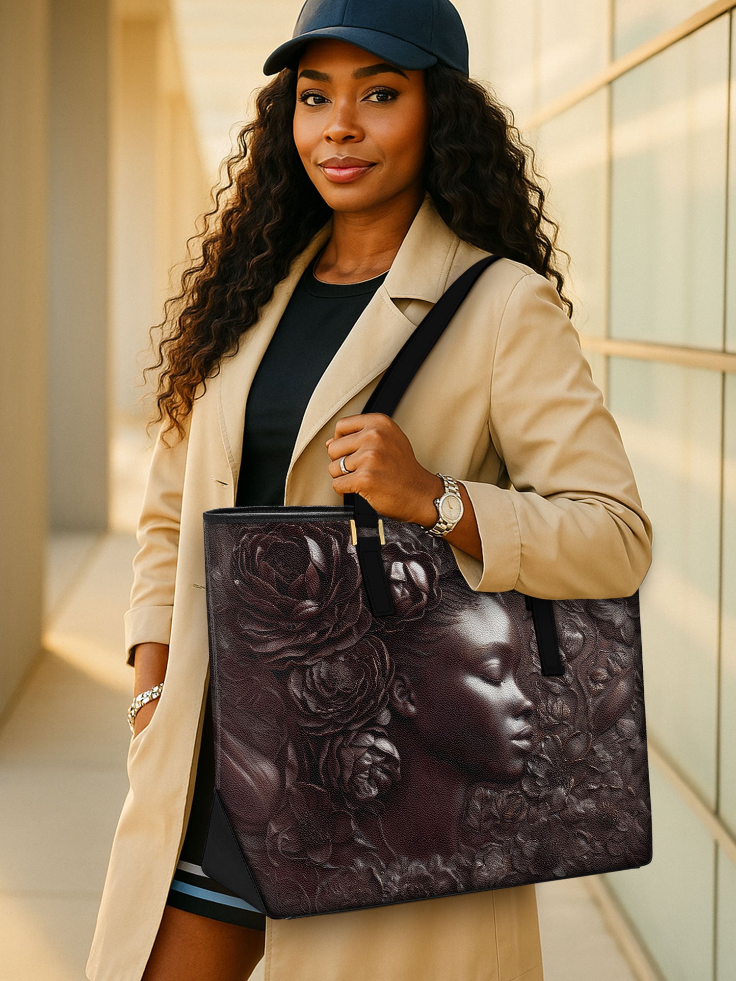 Florissant Grace Sleek Leather Tote QR0XD027