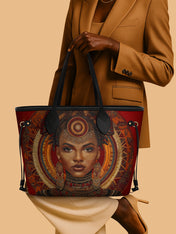 Ebony Aura Classic Shopper Tote QR0XD008