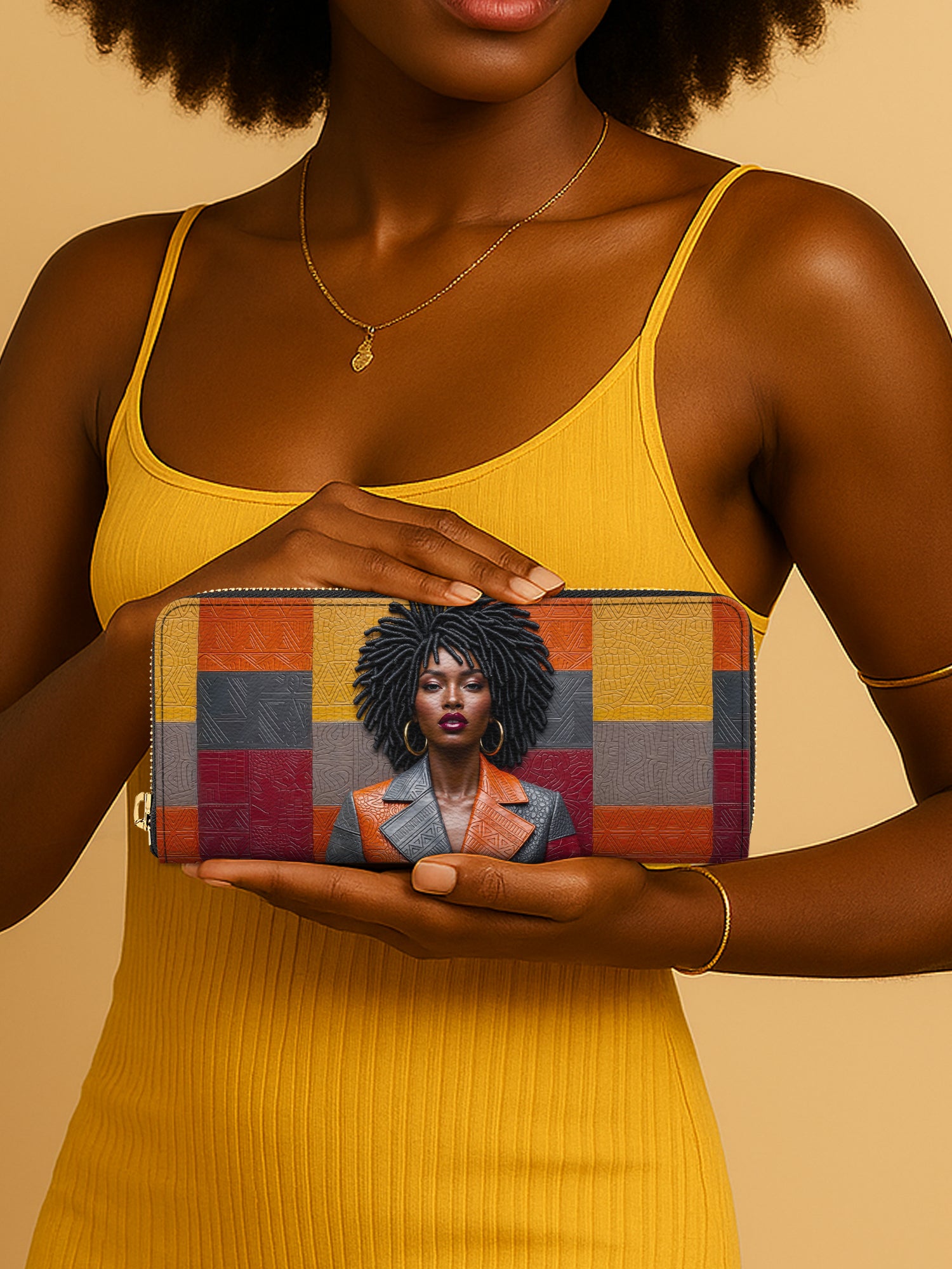 Pattern Code Slimline Zippy Wallet QR0XD021