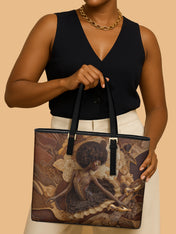 Ember Grace Sleek Leather Tote QR0TD010