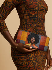 Coded Skin Slimline Zippy Wallet QR0XD022