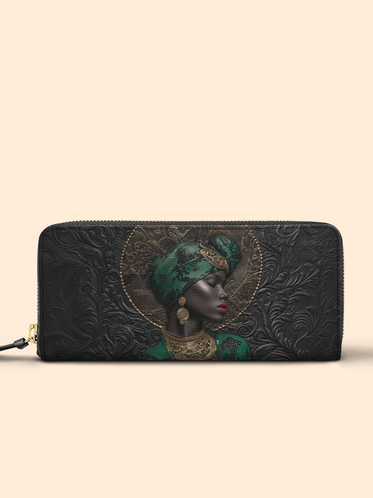 African Serpent Slimline Zippy Wallet QR0XD485