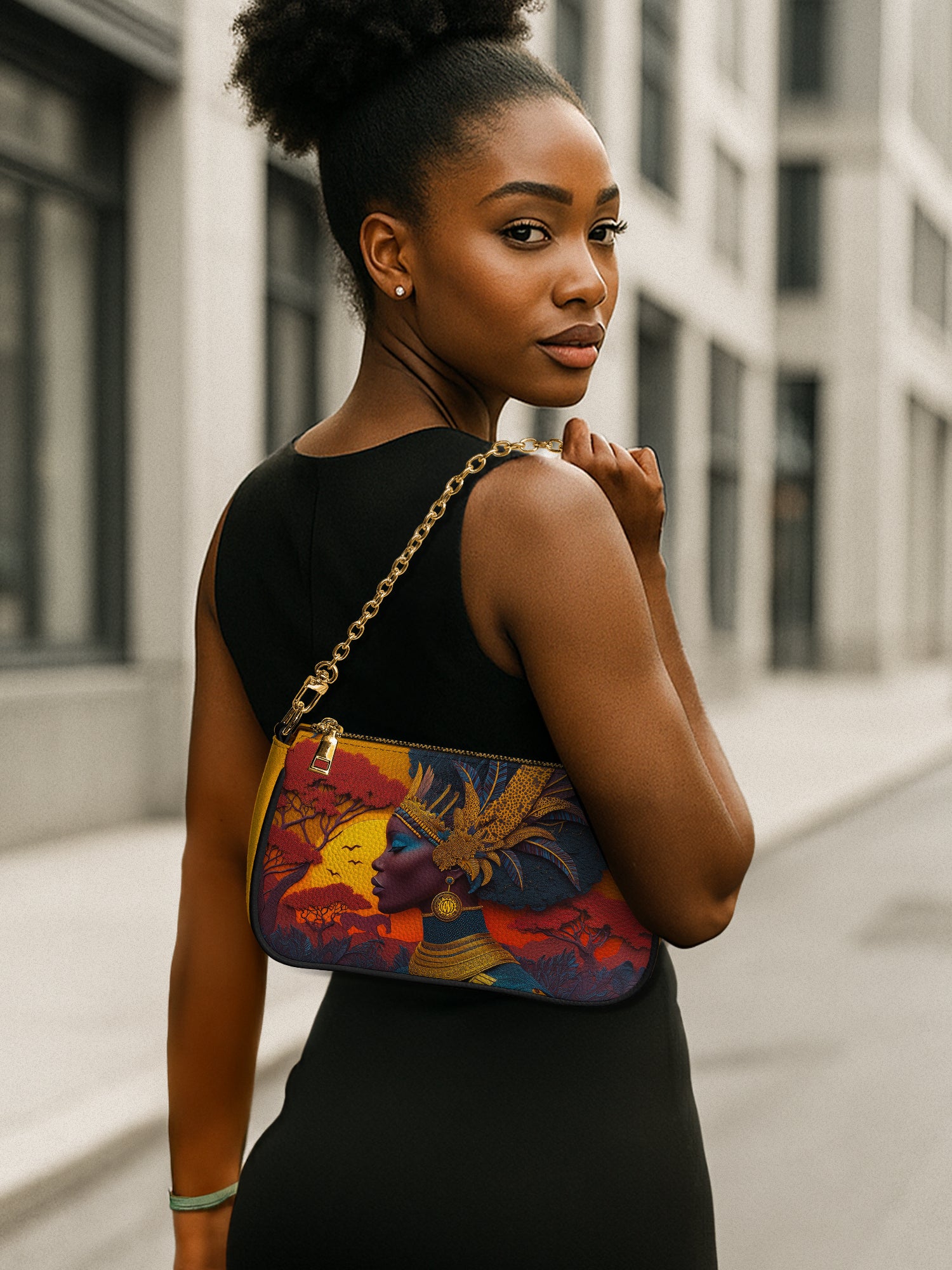 African Aspirations Classic Zip Pochette QR0HH062