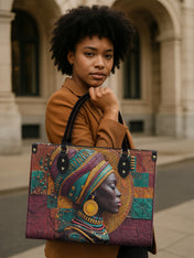 Patchwork Majesty Premium Leather Handbag QR0TV059