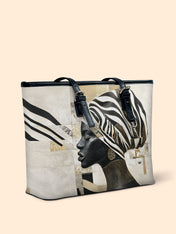 Symphony In Stripes Leather Bucket Bag QR0TV195