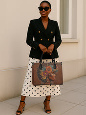 Earthen Dream Premium Leather Handbag QR0HH046