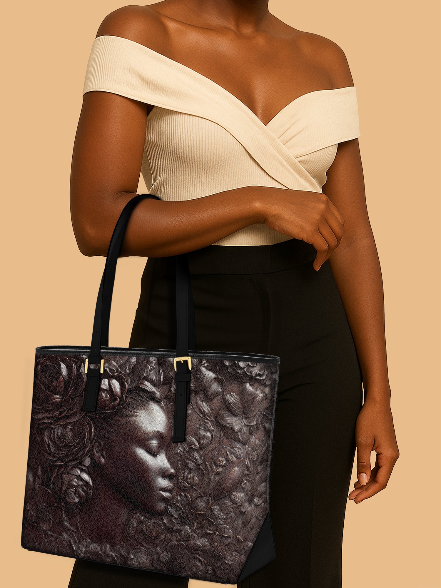 Florissant Grace Sleek Leather Tote QR0XD027