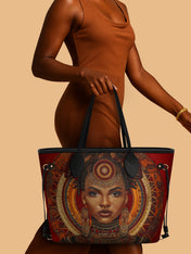 Ebony Aura Classic Shopper Tote QR0XD008