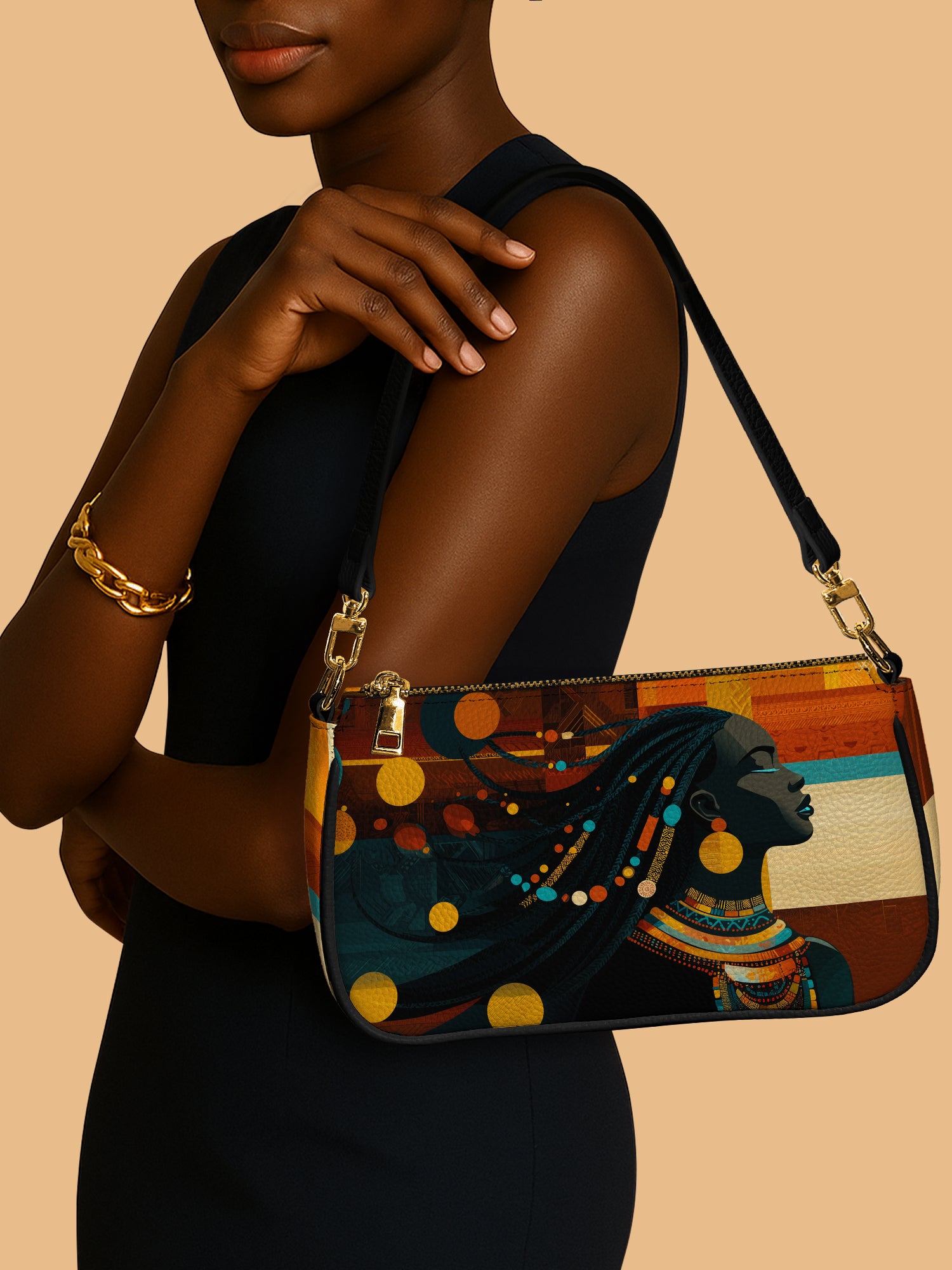 Ebony Horizon Classic Zip Pochette QR0TV180