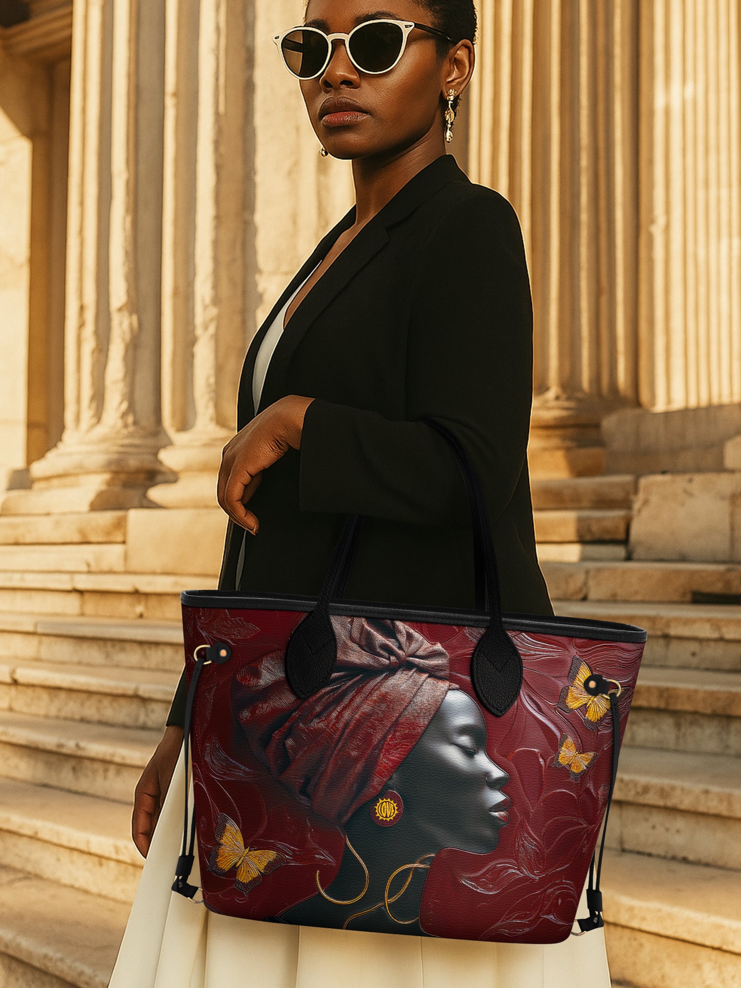 Gilded Grace Classic Shopper Tote QR0XD039