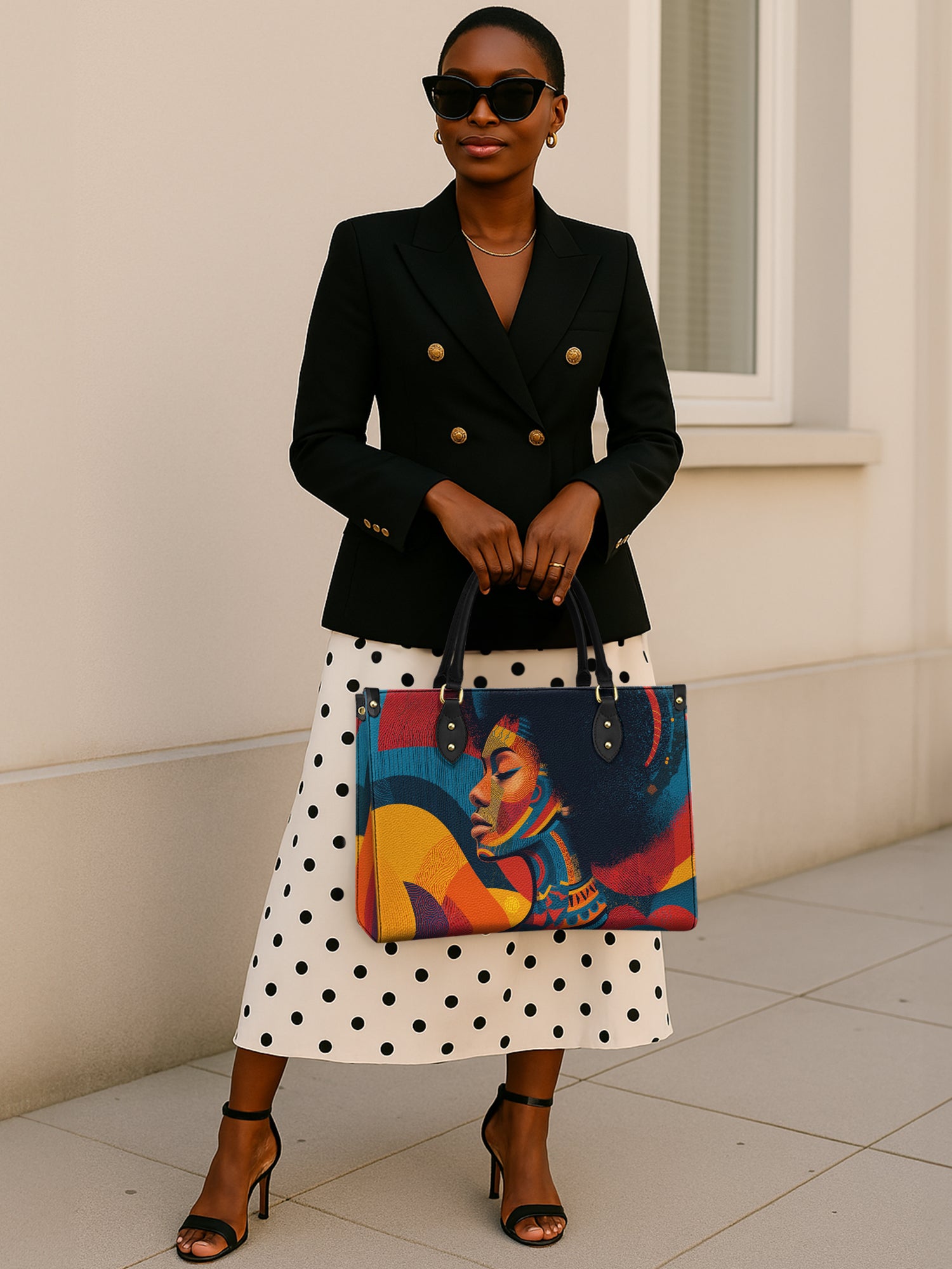 Rhythm & Soul Premium Leather Handbag QR0TV149