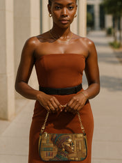 Golden Library Classic Zip Pochette QR0XD439