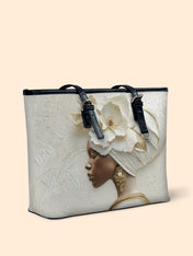 Pearl Serenity Leather Bucket Bag QR0TV193