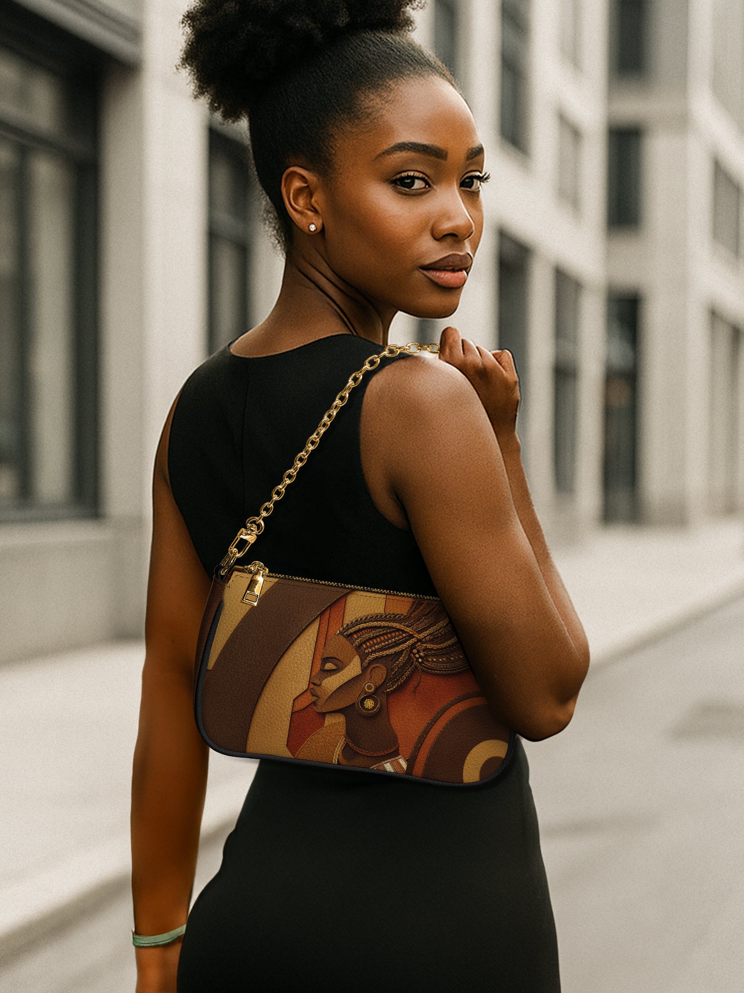 Crowned Braids Classic Zip Pochette QR0TD122