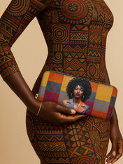 Pattern Code Slimline Zippy Wallet QR0XD021