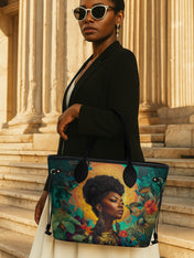 Golden Wings of Empowerment Classic Shopper Tote QR0TD006