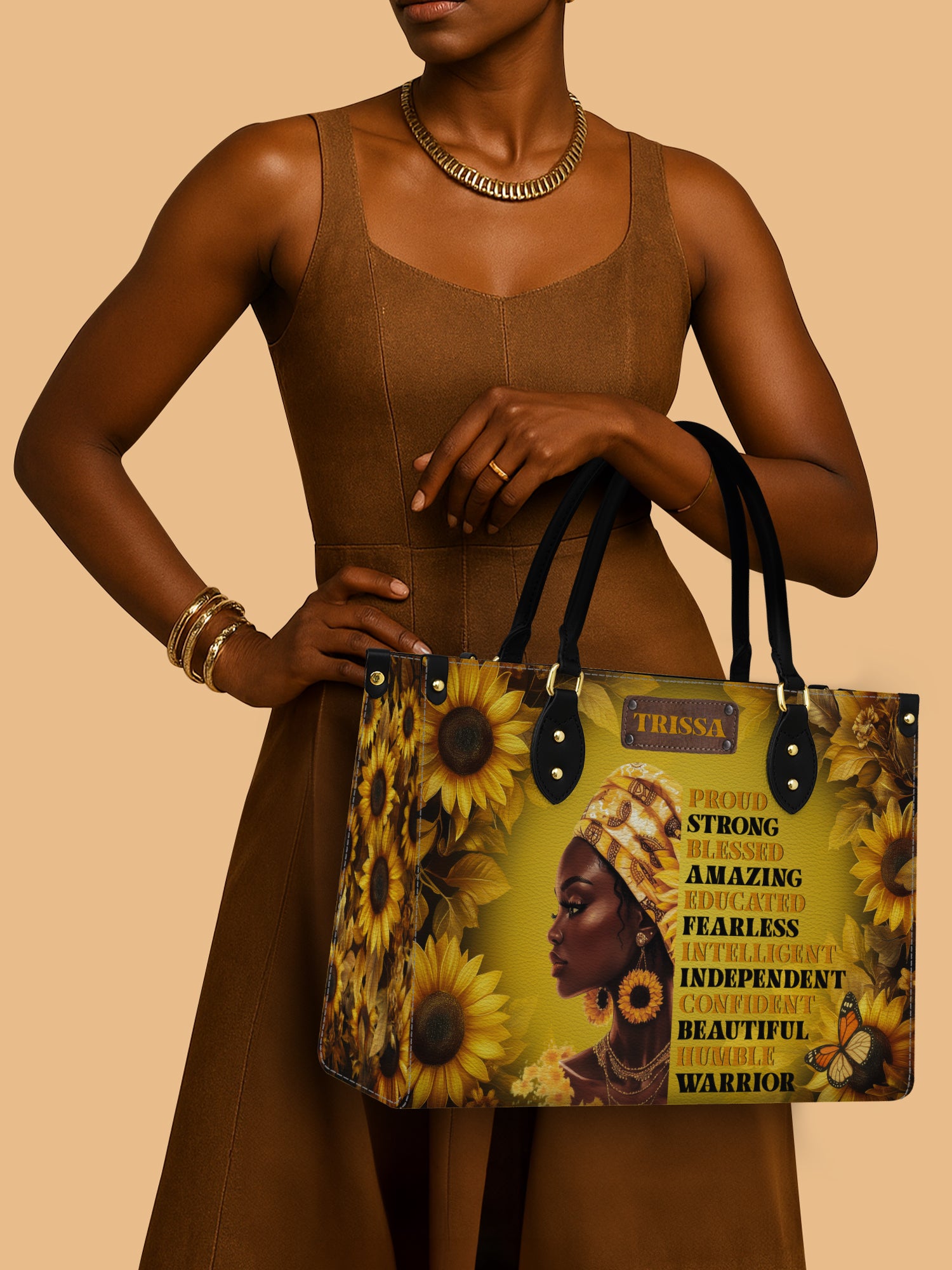 Golden Warrior Premium Leather Handbag