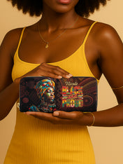 Black Proud Slimline Zippy Wallet