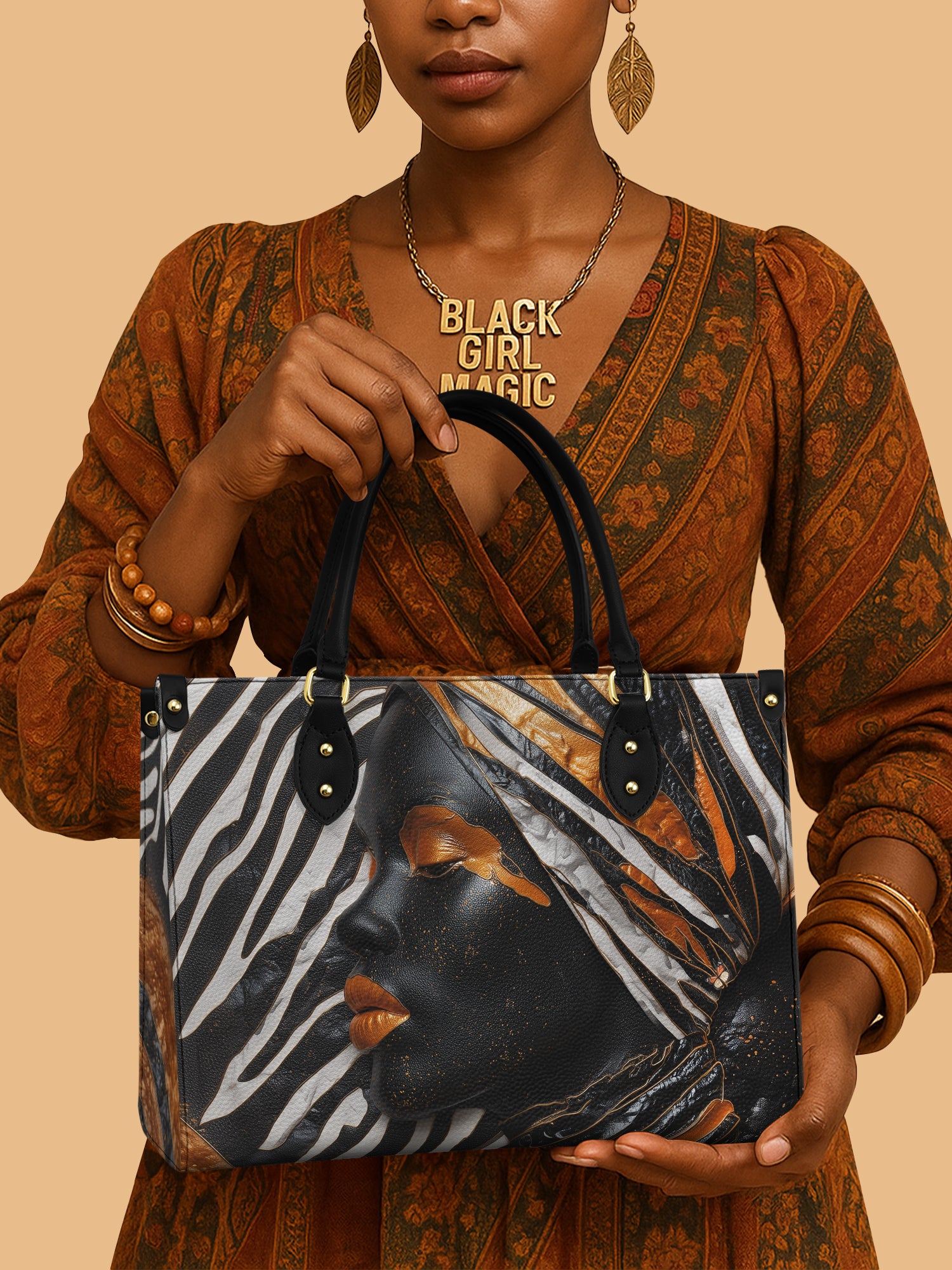 Okapi Elegance Premium Leather Handbag QR0HH099