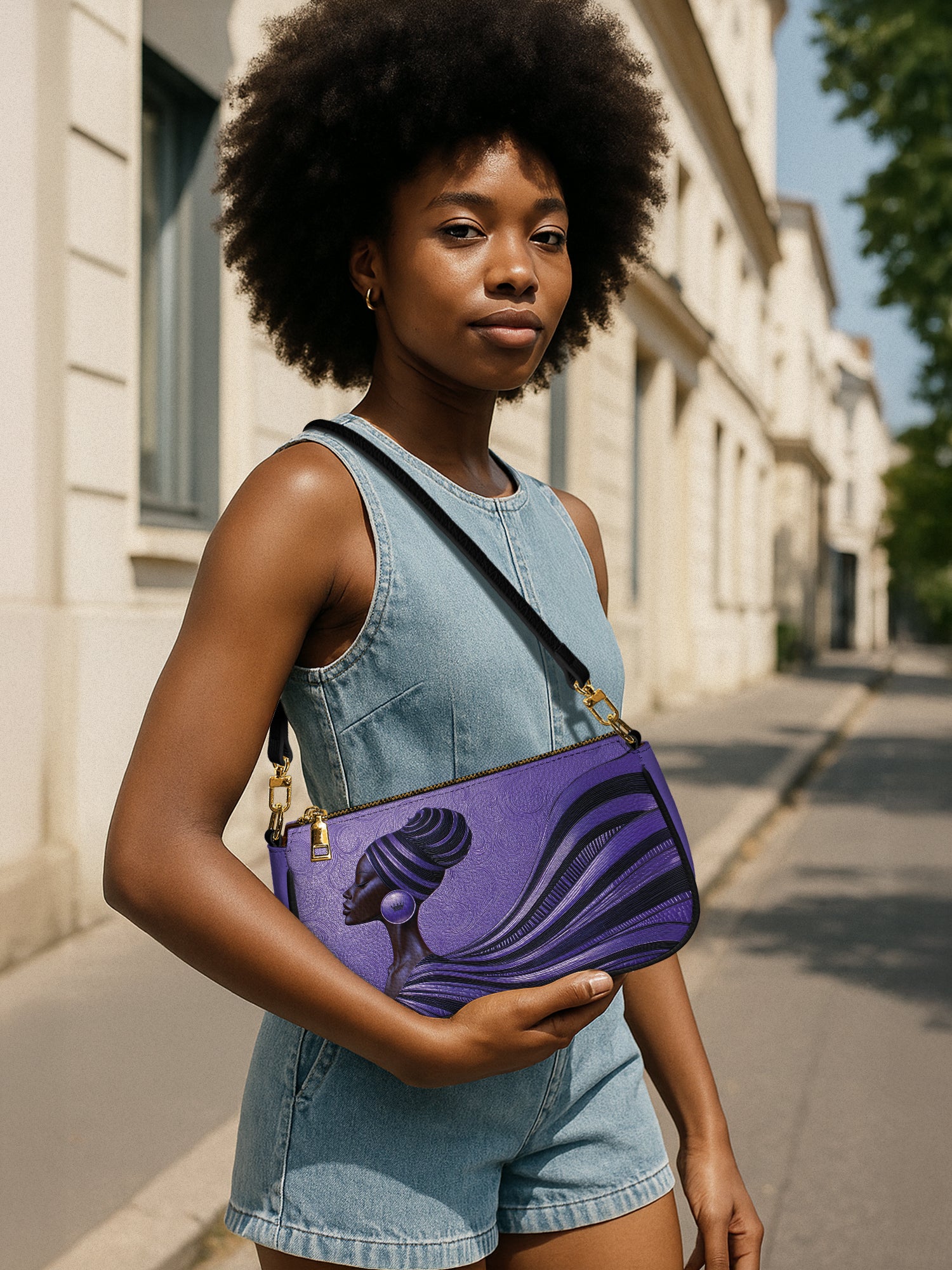 Violet Flow Classic Zip Pochette QR0XD436