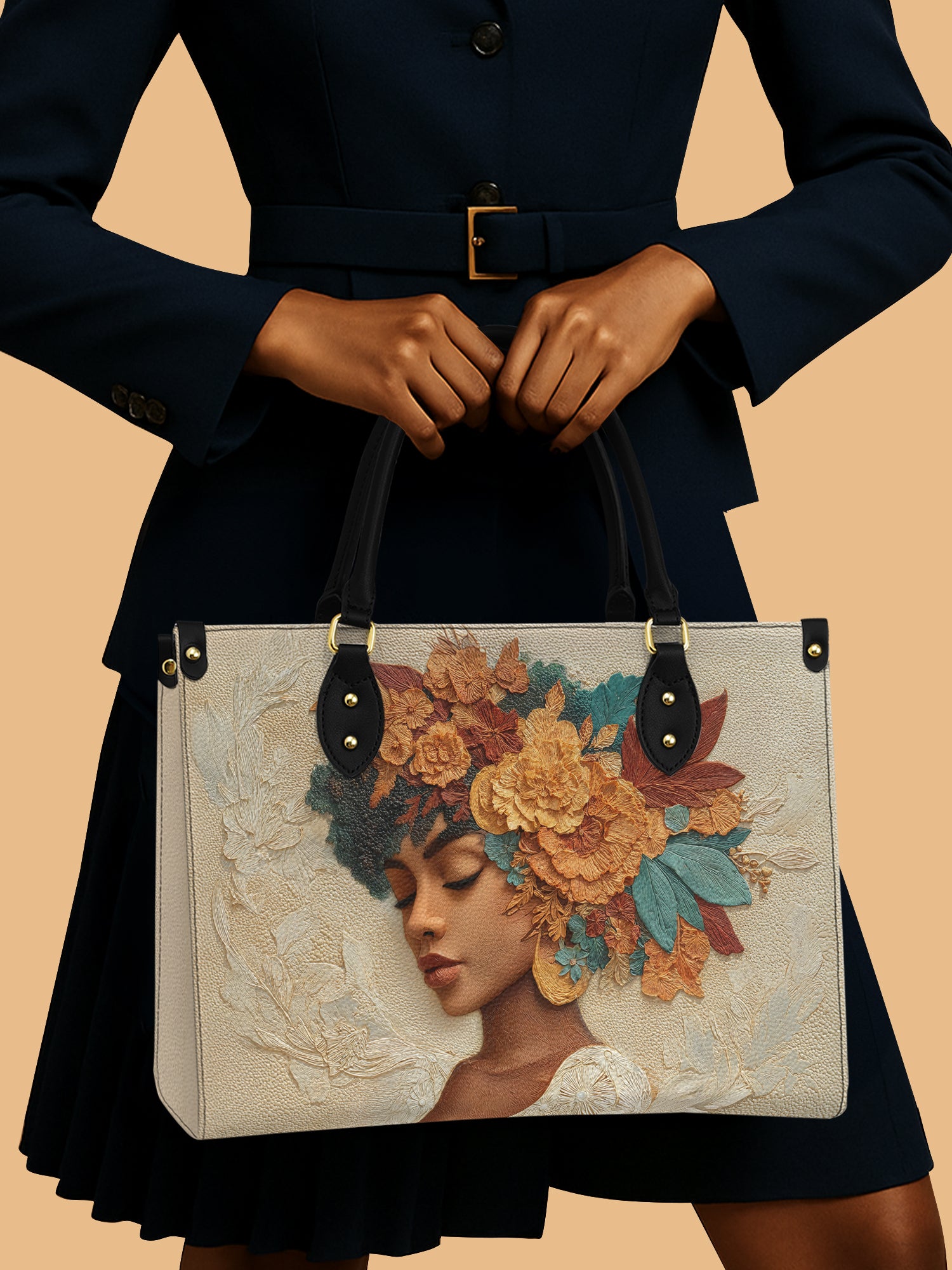 Autumn Radiance Premium Leather Handbag QR0HH074